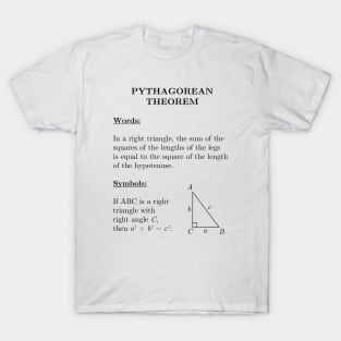 Pythagorean Theorem T-Shirt